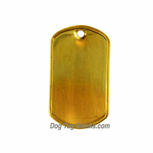 Brass Military Dog Tags